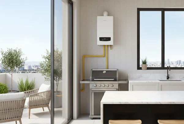 Instalación certificada de tuberías de gas natural y llaves de paso en vivienda de Toledo
